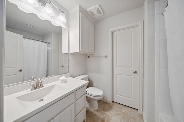 4652 Man O War Rd, Carrollton, TX 75010 - full bathroom with vanity and toilet