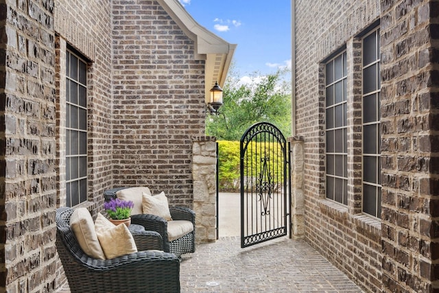4652 Man O War Rd, Carrollton, TX 75010 - view of patio / terrace with a gate