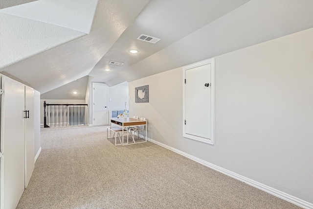 7910 Stone Ridge Dr, Northlake, TX 76247 - bonus room with carpet flooring and vaulted ceiling