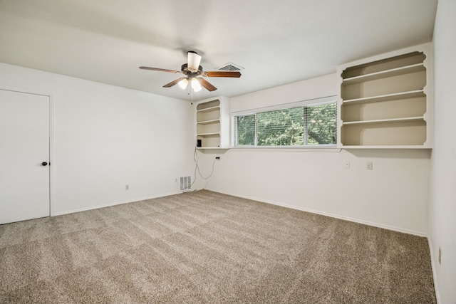 1509 Bar Harbor Dr, Dallas, TX 75232 - carpeted spare room featuring a ceiling fan and baseboards