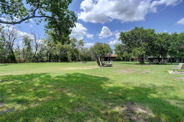 201 N Frederick St, Ponder, TX 76259 - view of green lawn