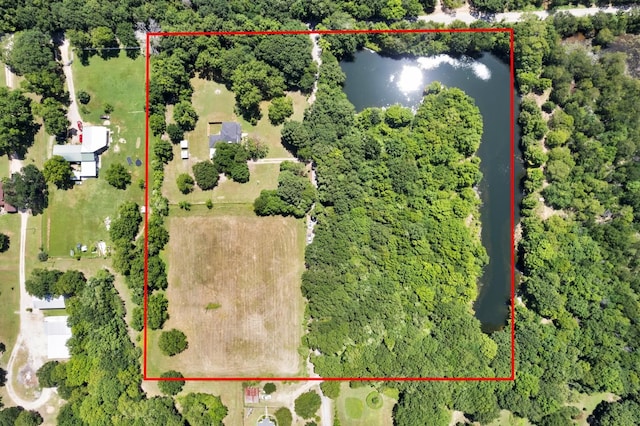 495 Loren Boyd Rd, Combine, TX 75159 - drone / aerial view of a nearby body of water