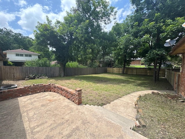 817 Brook Valley Ln, Dallas, TX 75232 - fenced backyard with a patio