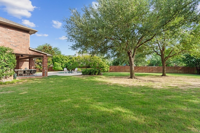 1709 Blair Ct, Carrollton, TX 75010 - view of yard with a patio