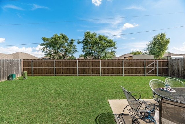 421 W Holford St, Pilot Point, TX 76258 - view of fenced backyard