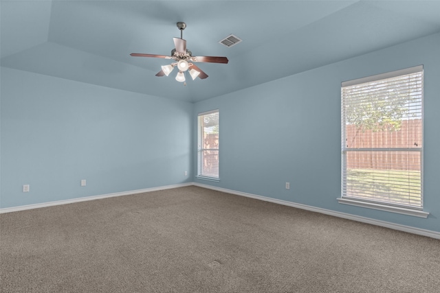 842 Randall Rd, Weatherford, TX 76087 - carpeted spare room with a ceiling fan and baseboards