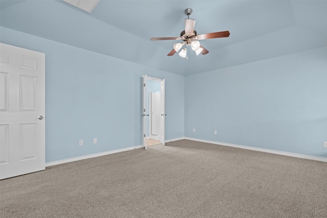 842 Randall Rd, Weatherford, TX 76087 - spare room featuring carpet flooring and a ceiling fan