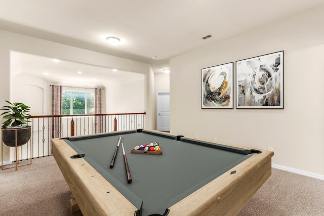 4560 Cheetah Trl, Frisco, TX 75034 - recreation room with carpet flooring and pool table