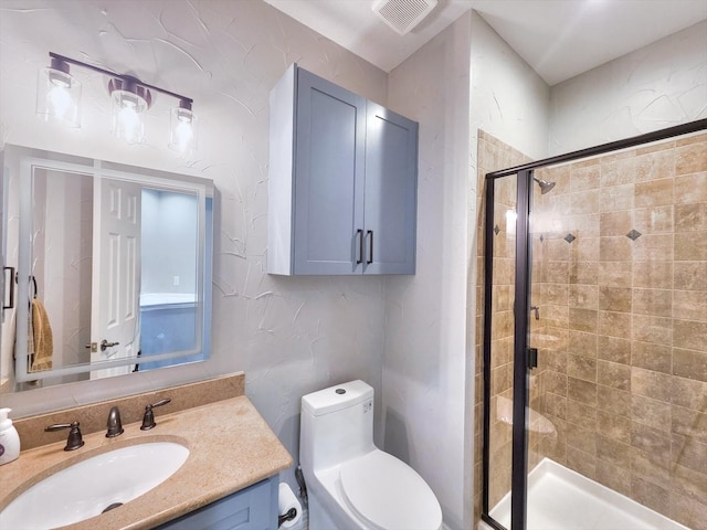 4348 Rice Ln, Carrollton, TX 75010 - full bathroom with vanity and a stall shower