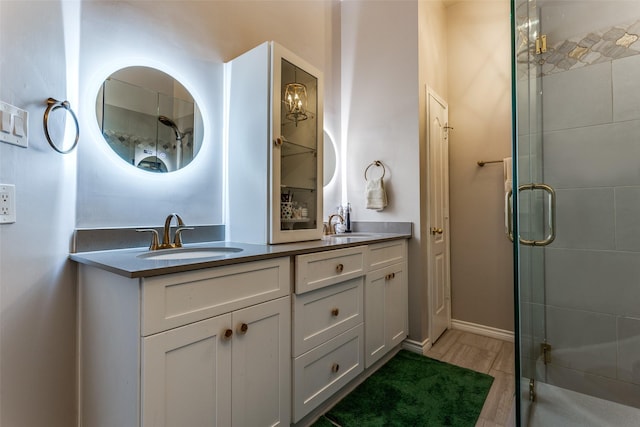 1400 Ambrose Dr, Allen, TX 75002 - full bath with a shower stall and double vanity