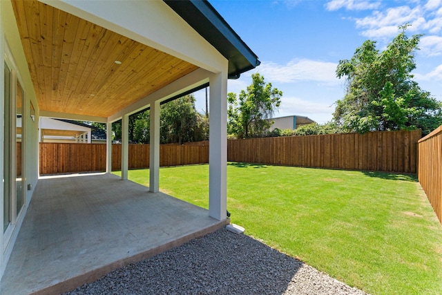 2828 Rochester St, Dallas, TX 75215 - fenced backyard featuring a patio