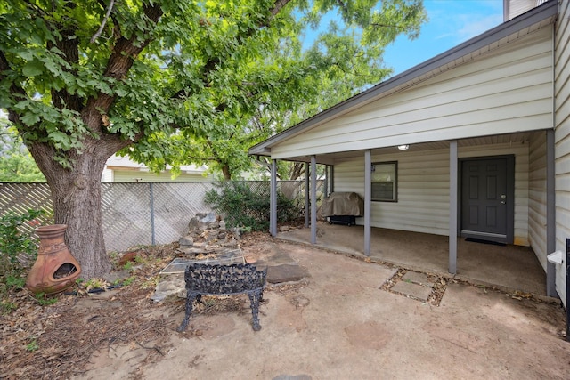 416 W 3rd St, Justin, TX 76247 - view of patio