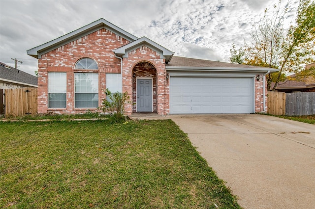 1008 Brook Cyn, Arlington, TX 76018 - traditional-style home with brick siding, concrete driveway, and an attached garage