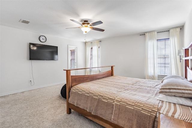 9507 Tallow Berry Dr, Dallas, TX 75249 - carpeted bedroom featuring baseboards and a ceiling fan