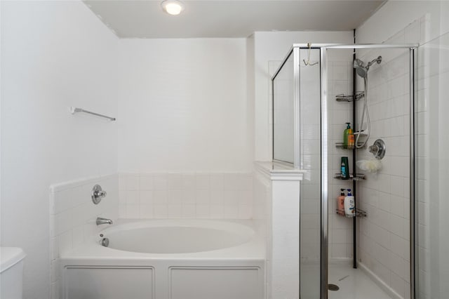 9507 Tallow Berry Dr, Dallas, TX 75249 - full bath with a garden tub and a stall shower