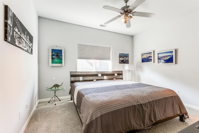 17503 Torrey Pine Dr, Dallas, TX 75287 - bedroom with carpet floors and a ceiling fan
