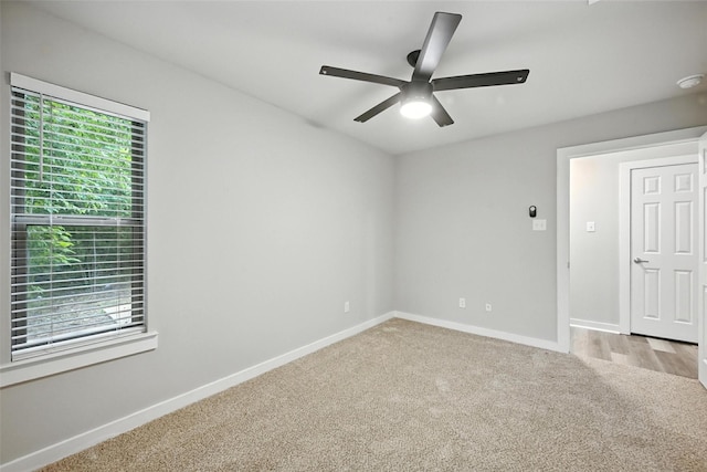 324 W Munson St Unit 326, Denison, TX 75020 - unfurnished room featuring light colored carpet and ceiling fan