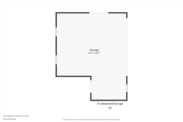 7720 Angelina Dr, Athens, TX 75752 - view of property floor plan