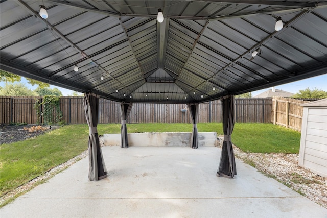 1647 Ash Ln, Corinth, TX 76210 - fenced backyard with a patio area