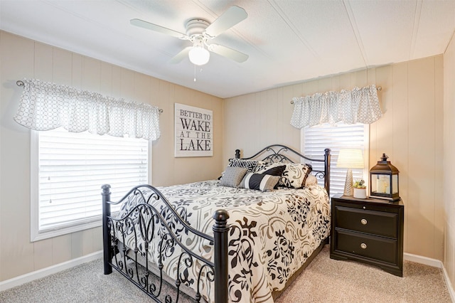 4018 Linda Ct, Granbury, TX 76048 - carpeted bedroom with baseboards and a ceiling fan