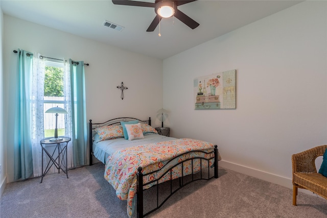 5523 Firewood Trl, Granbury, TX 76048 - bedroom with carpet and ceiling fan