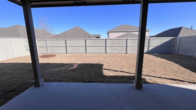 1821 Brindle St, Northlake, TX 76247 - fenced backyard with a patio