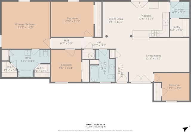 6301 Shadydell Dr, Fort Worth, TX 76135 - view of room layout