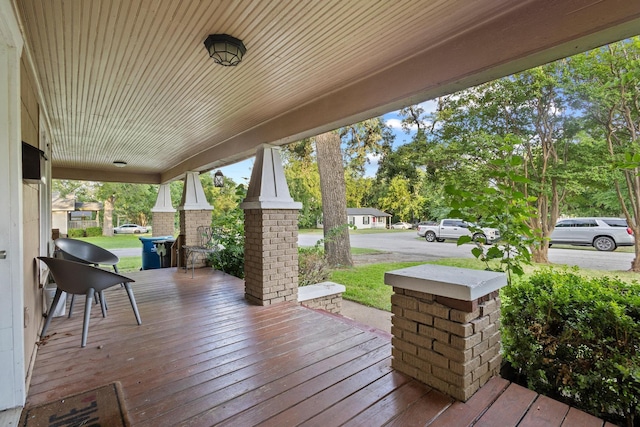1601 W Bond St, Denison, TX 75020 - view of wooden porch