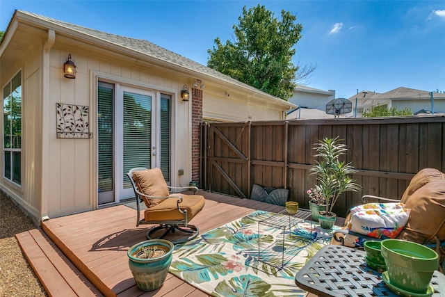 661 Raintree Cir, Coppell, TX 75019 - view of wooden deck