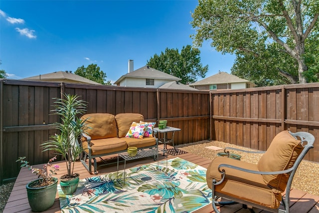 661 Raintree Cir, Coppell, TX 75019 - fenced backyard with an outdoor hangout area