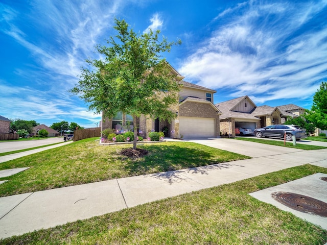 2460 Open Range Dr, Fort Worth, TX 76177 - view of front of home featuring driveway, brick siding, and a garage