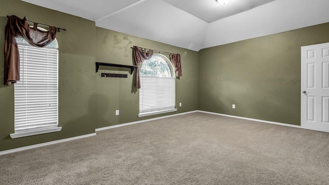 5613 Buttercup Ln, Mckinney, TX 75070 - spare room with carpet flooring and lofted ceiling