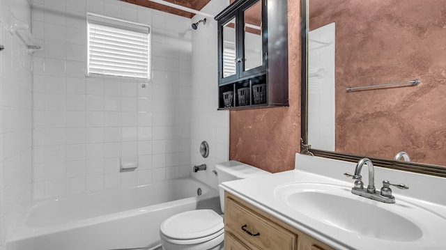 5613 Buttercup Ln, Mckinney, TX 75070 - full bathroom featuring bathtub / shower combination and vanity