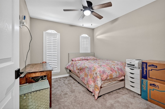218 Bryant St, Pottsboro, TX 75076 - bedroom with carpet floors and ceiling fan