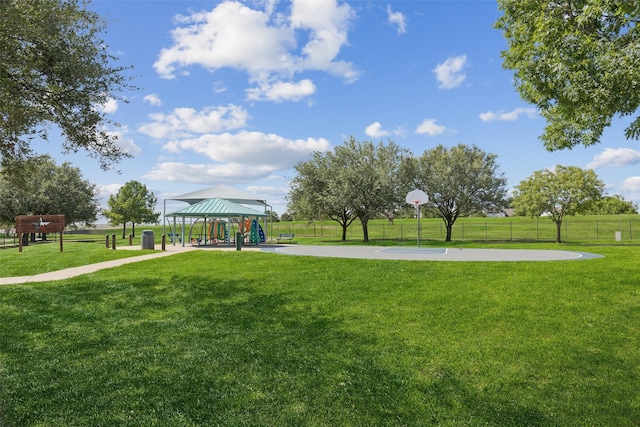 10412 Harris Ct, Irving, TX 75063 - surrounding community with a gazebo and community basketball court