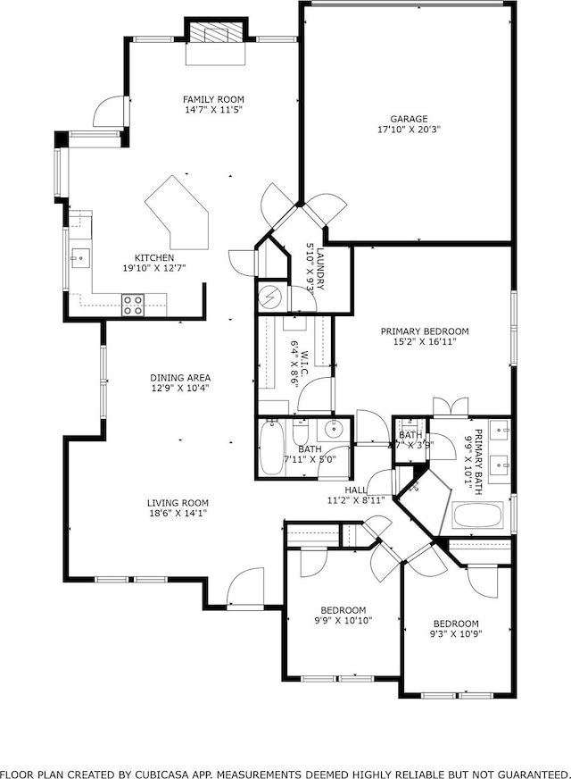10412 Harris Ct, Irving, TX 75063 - view of floor plan / room layout