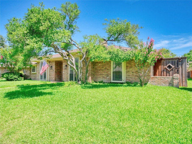 2219 Timberwood, Carrollton, TX 75006 - back of house with a lawn and brick siding