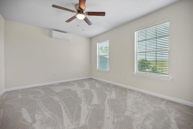 336 Arrowhead St, Fort Worth, TX 76108 - carpeted spare room featuring a wall unit AC and ceiling fan