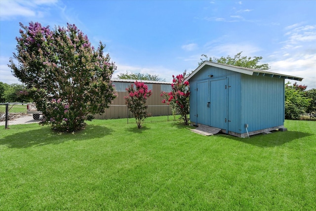336 Arrowhead St, Fort Worth, TX 76108 - view of yard featuring a storage unit