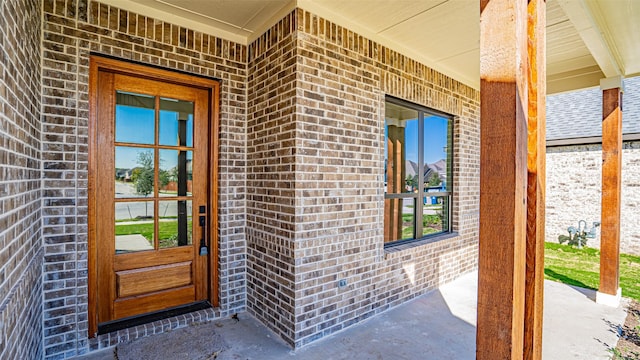 14848 Grissom Ave, Aledo, TX 76008 - property entrance featuring brick siding and covered porch