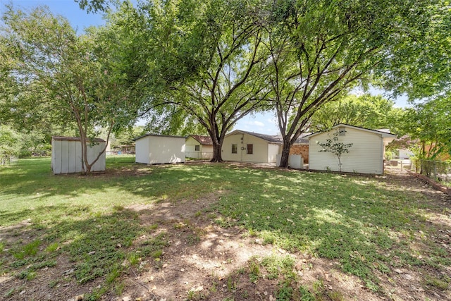 210 Virginia Dr, Waco, TX 76705 - view of yard with a storage shed