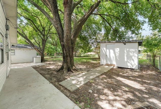 210 Virginia Dr, Waco, TX 76705 - view of yard with a shed and a patio
