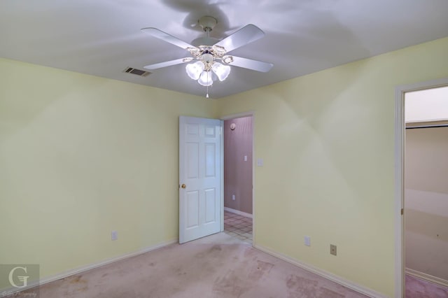 8 Sterling Ranch Rd N, Haughton, LA 71037 - unfurnished bedroom with light carpet and ceiling fan