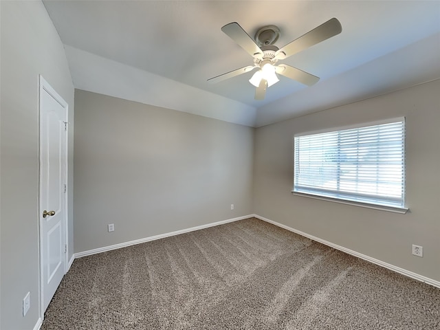 2829 Alcot Ln, Grand Prairie, TX 75052 - carpeted empty room with a ceiling fan and baseboards