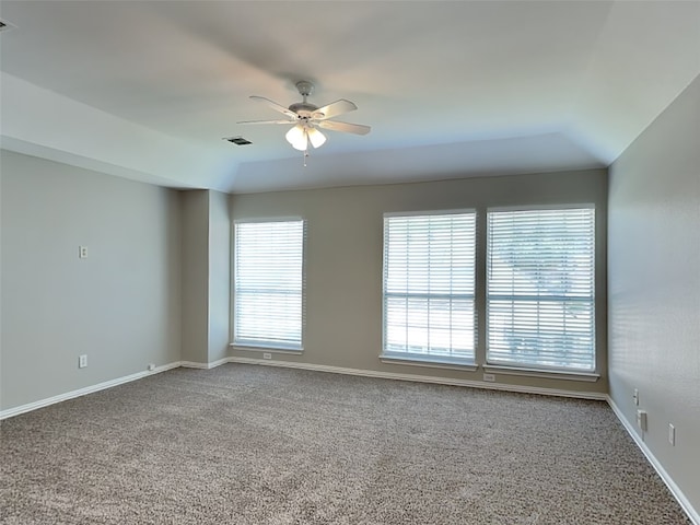2829 Alcot Ln, Grand Prairie, TX 75052 - carpeted spare room featuring ceiling fan and baseboards