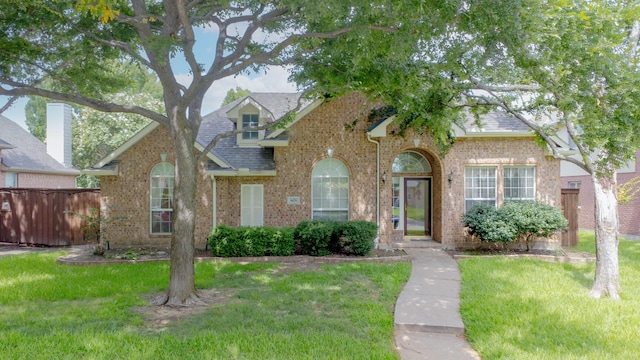 8479 Firewheel Ln, Frisco, TX 75036 - traditional-style house featuring brick siding and a shingled roof