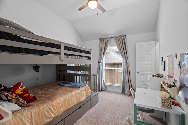 3700 Blue Stream Dr, Little Elm, TX 75068 - bedroom featuring light colored carpet and vaulted ceiling