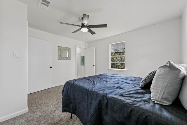 1830 San Antonio St, Grand Prairie, TX 75051 - carpeted bedroom with baseboards and ceiling fan