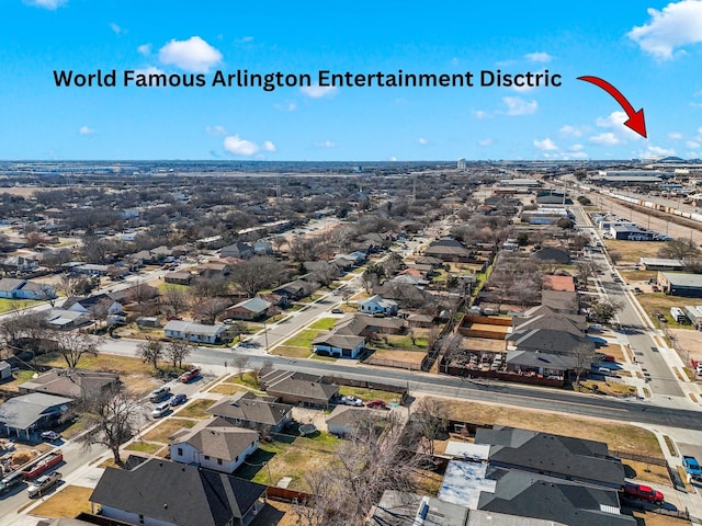 1830 San Antonio St, Grand Prairie, TX 75051 - aerial view of residential area