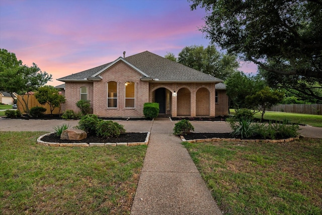 2800 Broadacres Ln, Dalworthington Gardens, TX 76016 - view of front of house featuring brick siding and a shingled roof